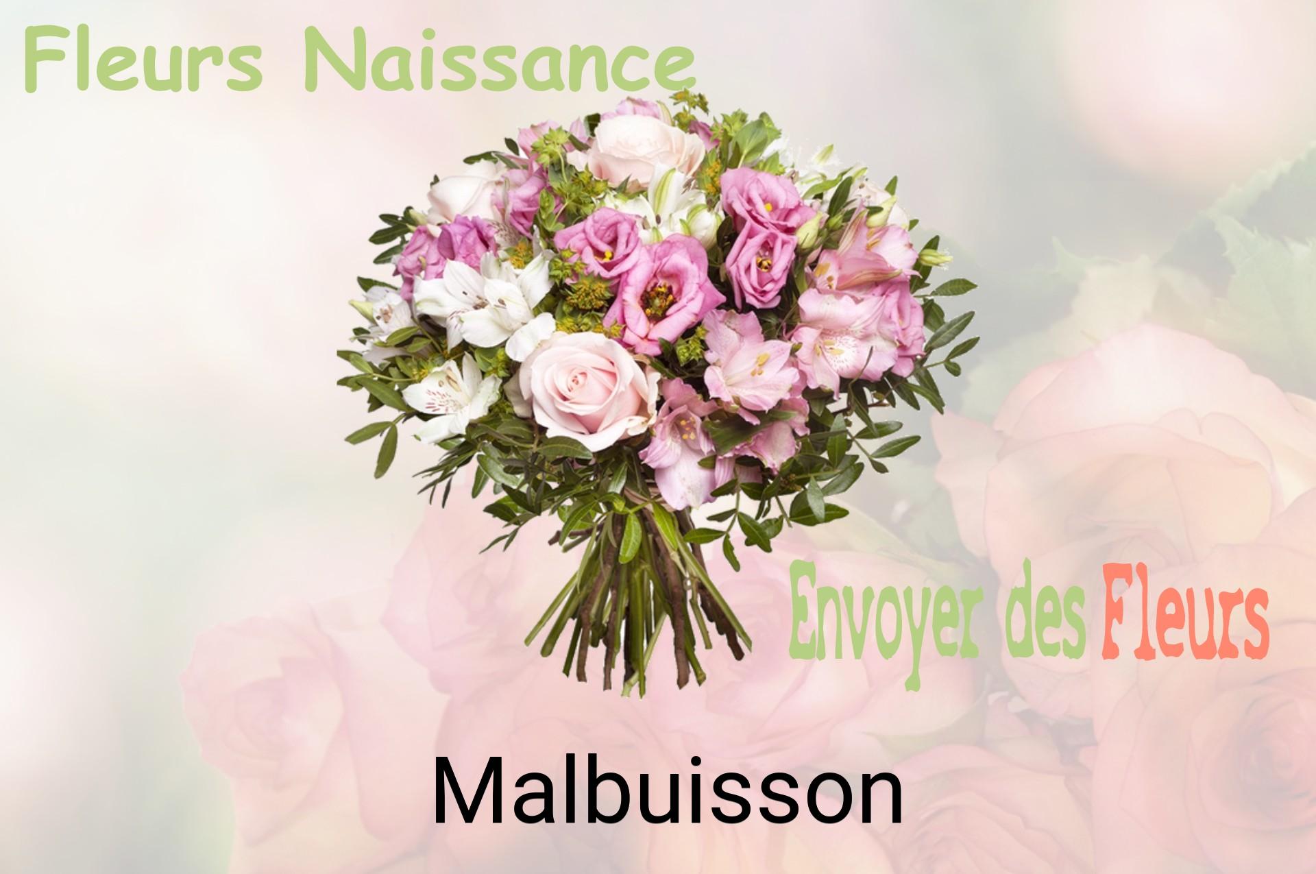 Bouquet de fleurs de naissance livré à Malbuisson