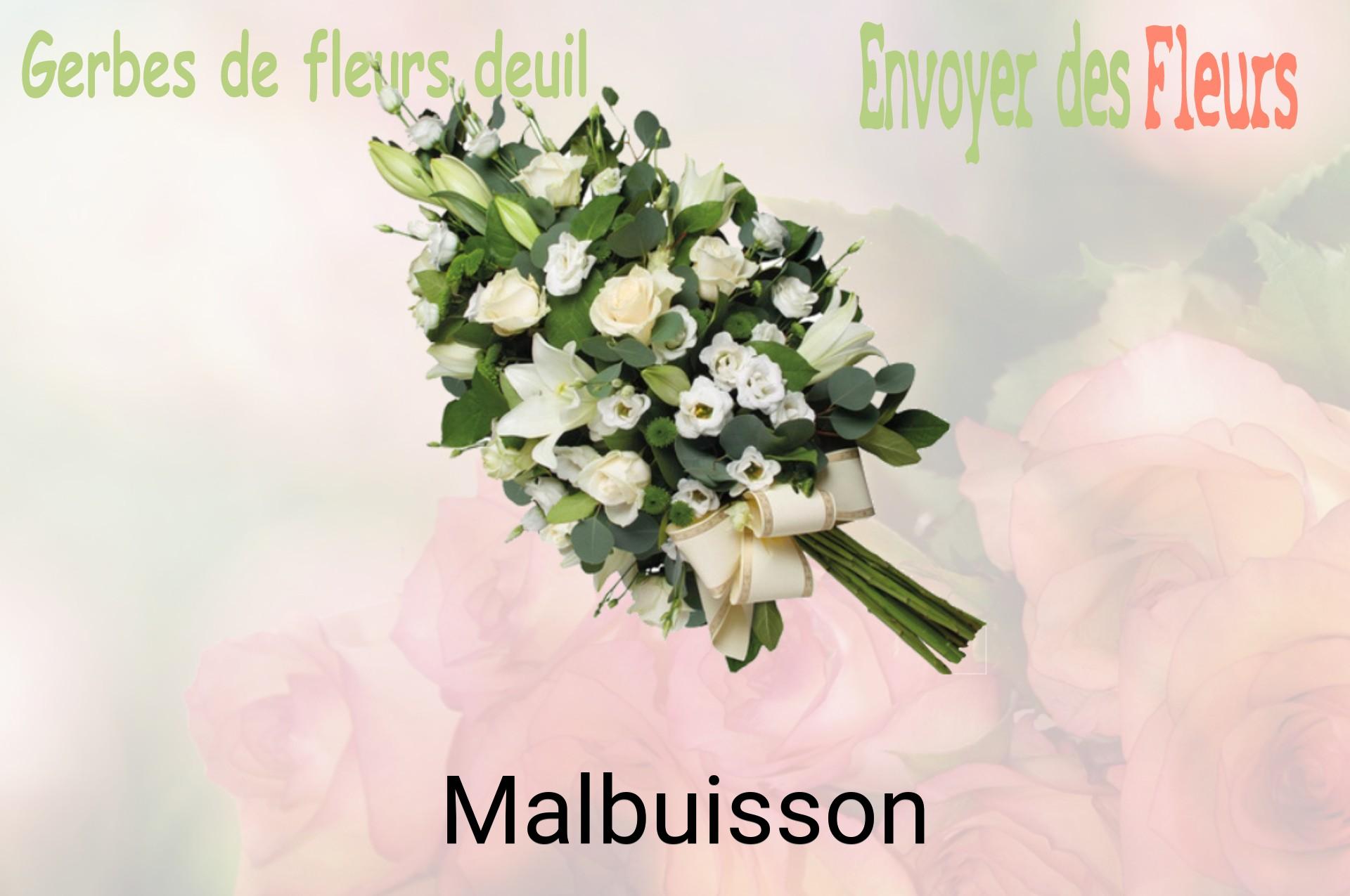 Gerbe de fleurs de deuil livrée à Malbuisson